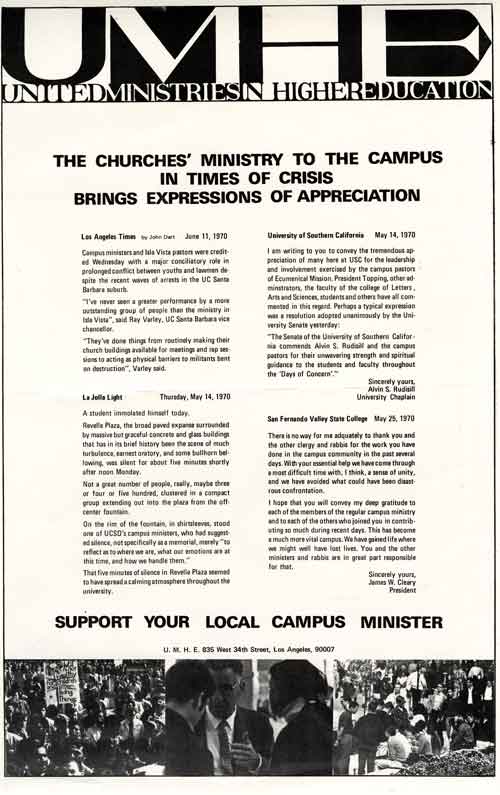 Support Your Local Campus Minister